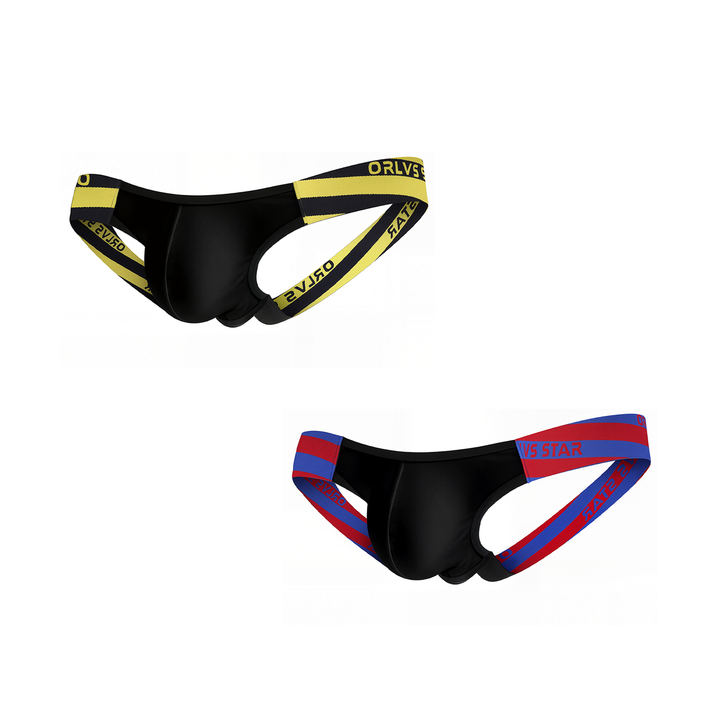 Jockstrap Athletic - กางเกงในจ็อคสแตรปผู้ชาย ผ้าฝ้ายยืดหยุ่นสูง สายรัดเอวสีสันสดใส ระบายอากาศได้ดี สวมใส่สบาย เหมาะสำหรับออกกำลังกาย