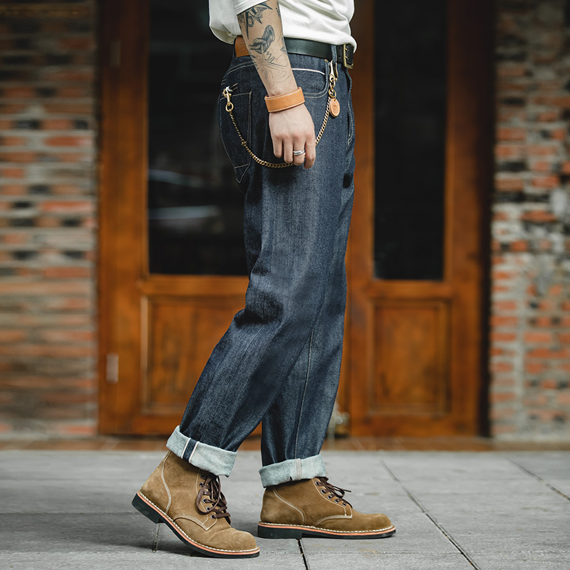 กางเกงยีนส์เดนิมทรงตรง Maden V - Levis Jeans 501 บทวิจารณ์และราคา