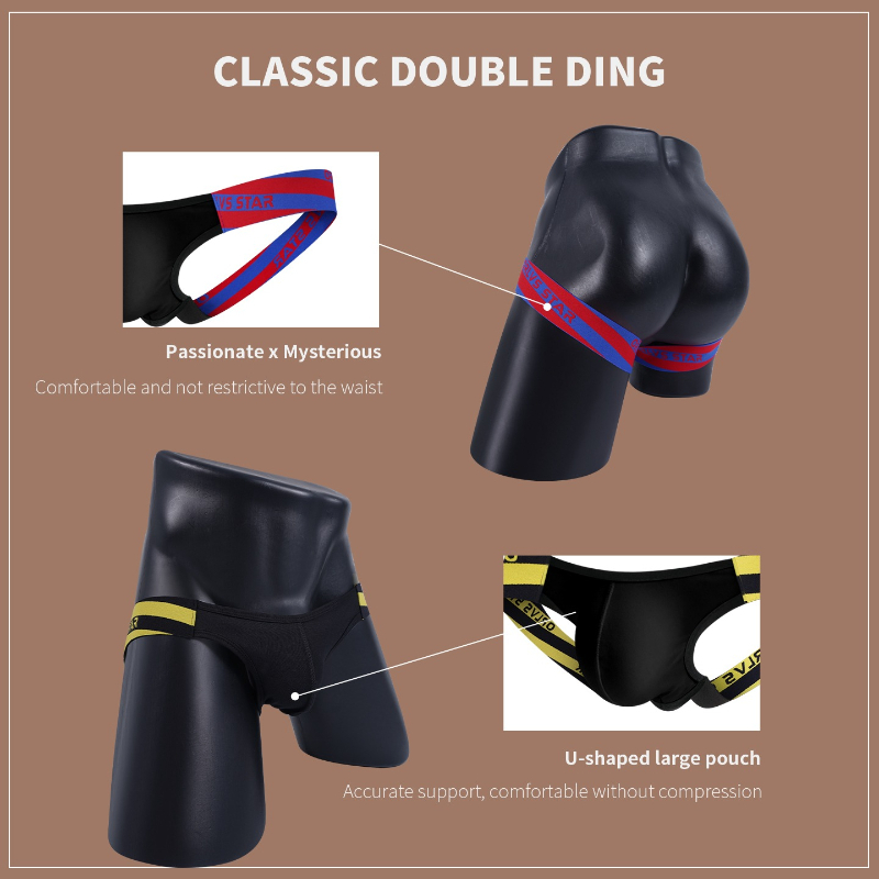 กางเกงในจ็อคสแตรปผู้ชาย ผ้าฝ้า - Jockstrap Athletic บทวิจารณ์และราคา